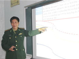 Image Thú vị “tiết học biên giới” của học sinh vùng cao