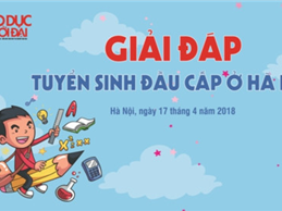 Image Giao lưu trực tuyến “Giải đáp tuyển sinh đầu cấp ở Hà Nội”