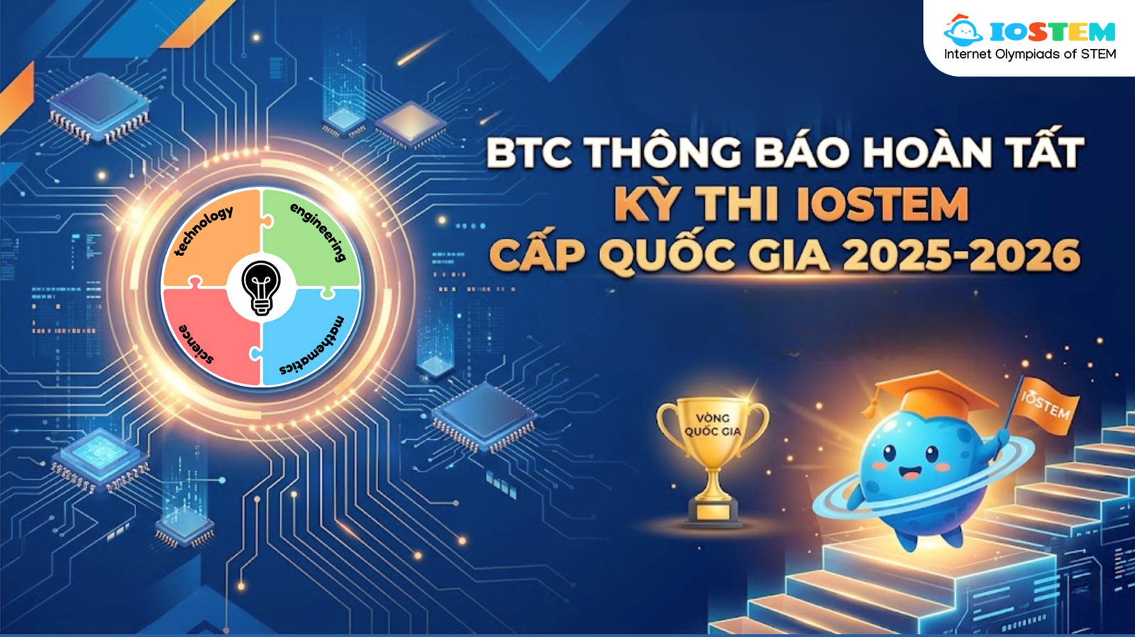 IOSTEM  2025-2026: Hoàn tất Vòng thi cấp Quốc gia – Khép lại mùa thi đầu tiên với nhiều dấu ấn nổi bật