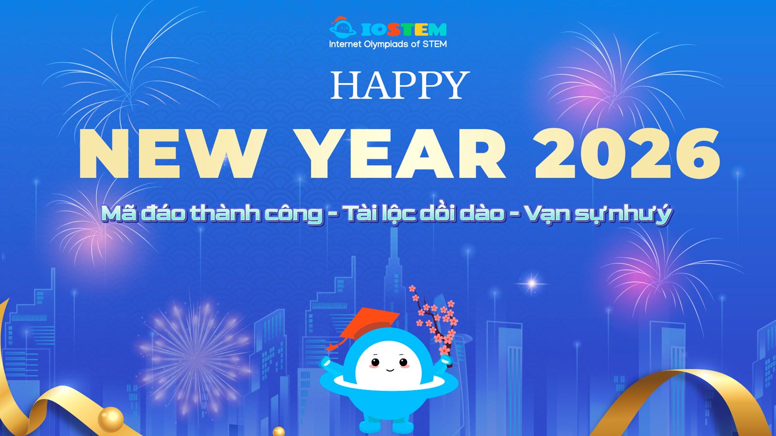 BTC IOSTEM chúc mừng xuân Bính Ngọ 2026